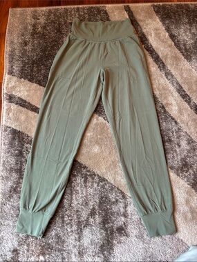 Athleta Olive Green High Waist Joggers